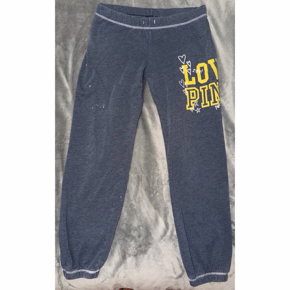 💙💛 Vintage Y2K PINK Victoria's Secret Joggers